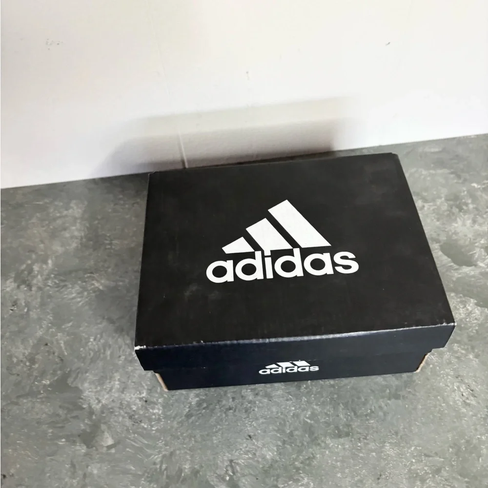 Adidas duramo black infant sneakers athletic new Velcro strap unisex size 4